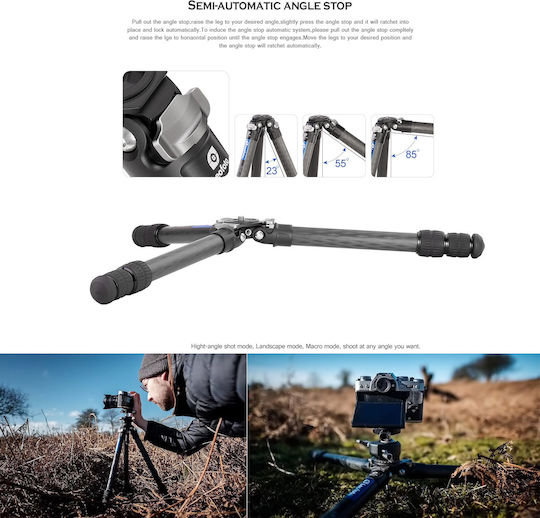Leofoto Mini Trepiede Ranger LS-253CM De Masă