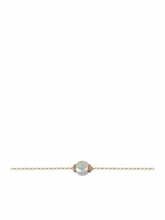 Vogue Bracelet Chain made of Silver Gold Plated with Pearls