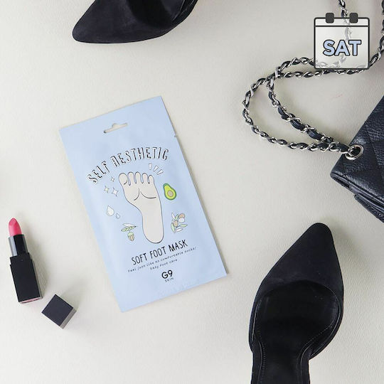 G9 Skin Skin Self Aesthetic Soft Μάσκα Ενυδάτωσης για Πόδια 1τμχ