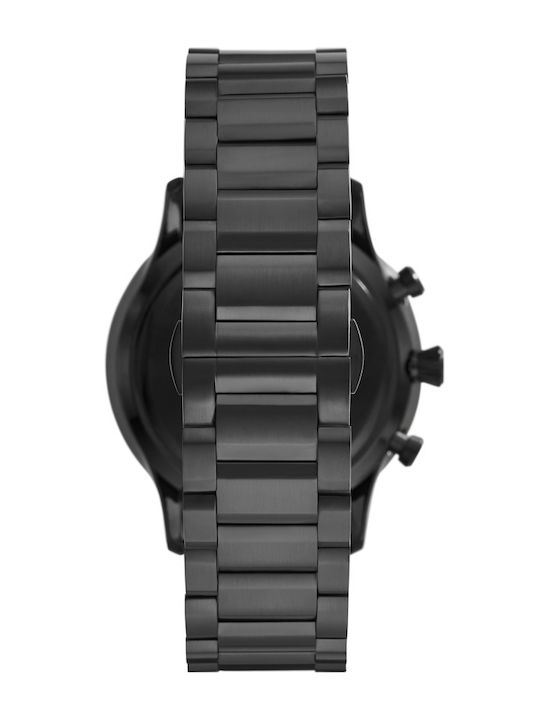 Emporio Armani Men's Watch 40mm Battery with Black Metal Bracelet