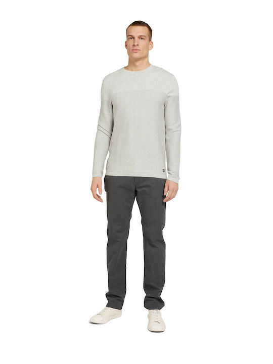 Trousers Chino Elastic in Regular Fit Gray