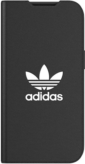 adidas Basic Booklet Case Synthetisches Leder Black/White (iPhone 13)
