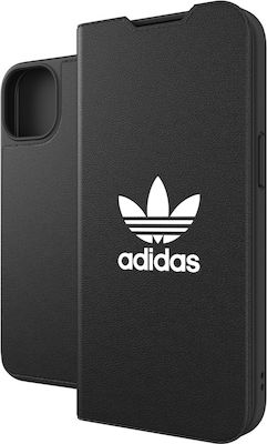 Adidas Booklet Basic Synthetic Leather Black/white (iPhone 13)