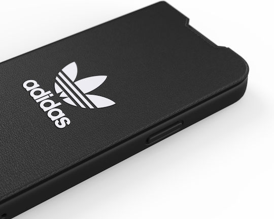adidas Basic Booklet Case Synthetisches Leder Black/White (iPhone 13)