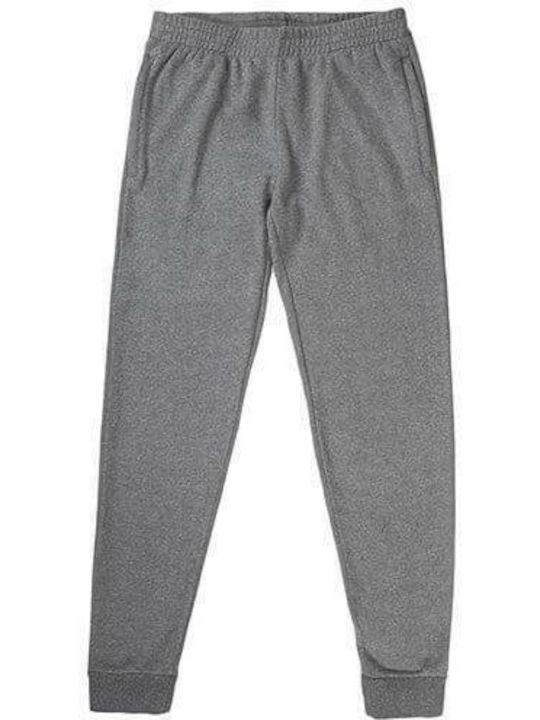 Sweatpants with Elastic Dark Grey Melange