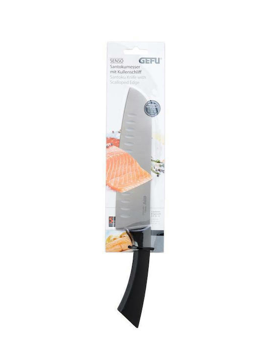 Gefu Μαχαίρι Santoku από Ανοξείδωτο Ατσάλι 19.5cm