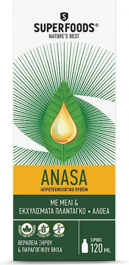 Anasa Syrup for Dry and Productive Cough 120ml