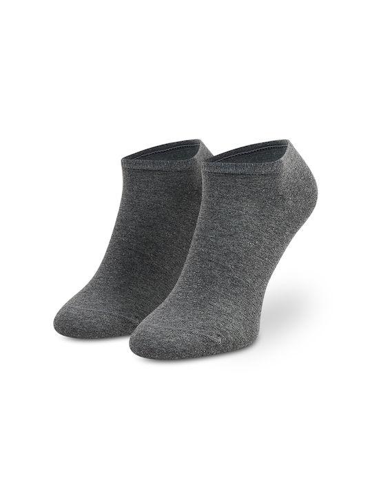 Tommy Hilfiger Women's Solid Color Socks Anthracite 2Pack