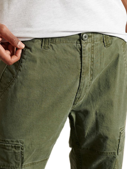 Ovin Core Trousers Cargo Elastic in Regular Fit Khaki