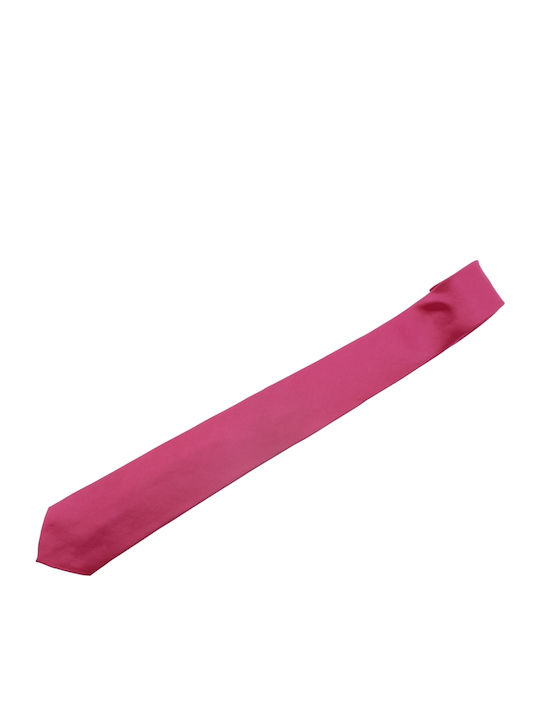 2928 Synthetic Men's Tie Monochrome Fuchsia