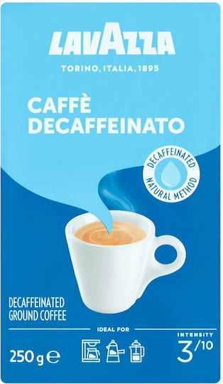 Lavazza Καφές Espresso Decaffeine Arabica Αλεσμένος 250gr