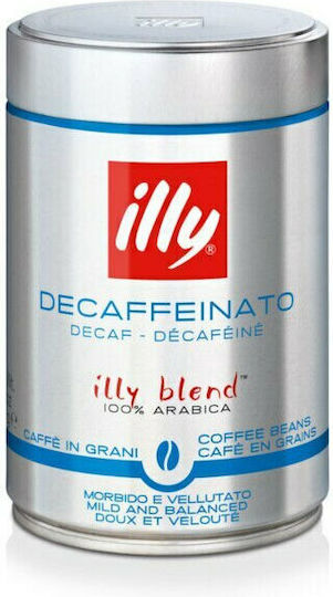 Illy Cafea Espresso Decafeinizat Arabica Decaffeinato Albastru Boabe 250gr
