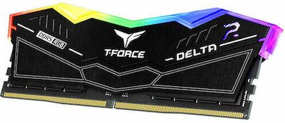 TeamGroup Delta RGB 32GB DDR5 RAM mit 2 Modulen (2x16GB) und Geschwindigkeit 6400 für Schreibtisch