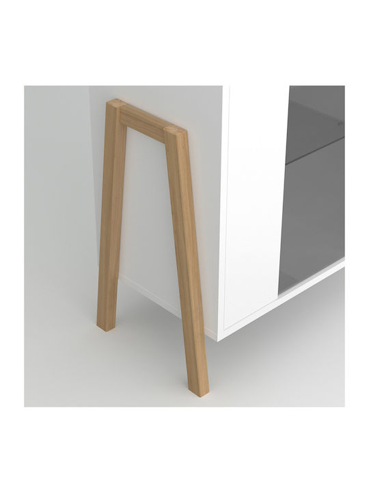 Sideboard Belle Holz mit Schubladen Weiß 102,5x41x91cm
