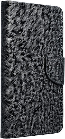 Fancy Wallet Synthetic Leather Black (Galaxy S20 Ultra)