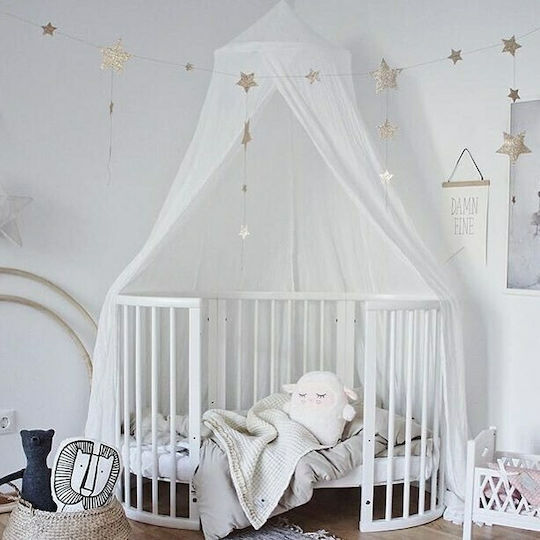 Jabadabado Mosquito Net Room Cotton K044 Gray 230cm