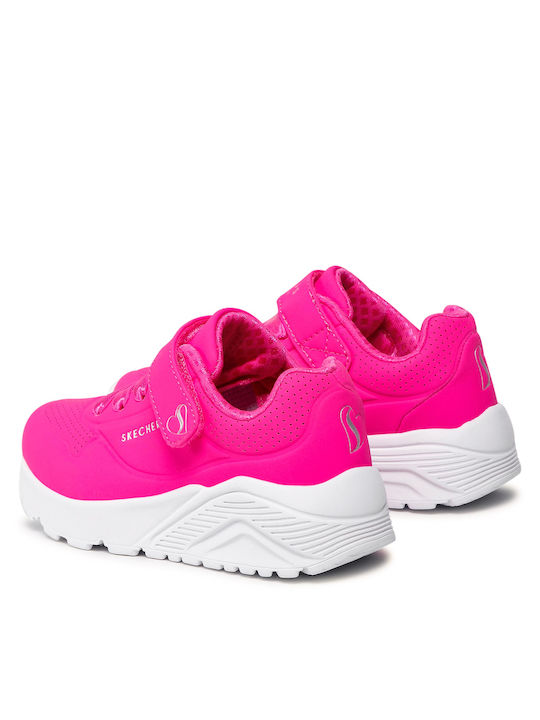 Uno Lite Kids Sneakers with Scratch Pink