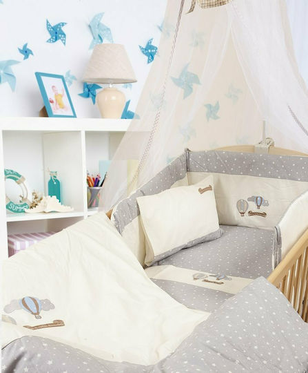 Dimcol Mosquito Net Crib Hot air balloon Tulle 1214016802100106 Gray 490x160cm