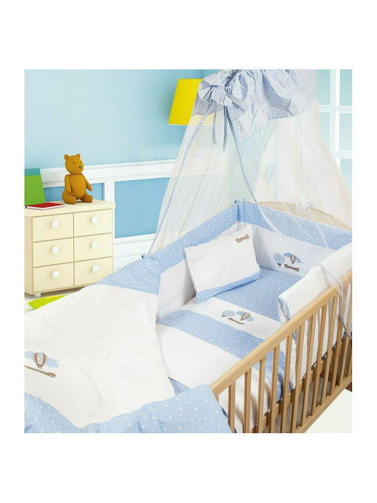 Dimcol Mosquito Net Crib Hot air balloon Tulle 1214016802100320 Light Blue 490x160cm