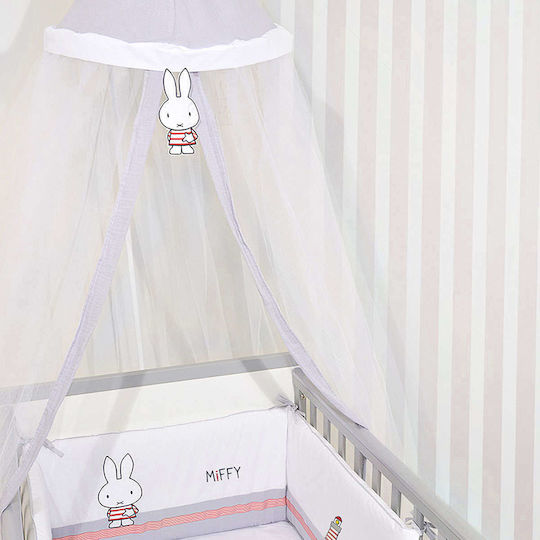 Miffy Кошара За Количка от Тюл 48-8703/65-1 Сив 550x180см.