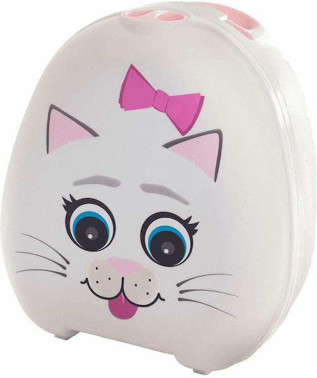My Carry Potty Φορητό Γιο Γιο Cat με Καπάκι Ροζ έως 50kg