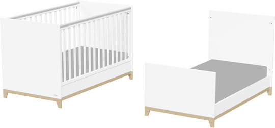 Casababy Zoom Σετ Βρεφικού Δωματίου με Κρεβάτι & Συρταριέρα Λευκό / Μπεζ