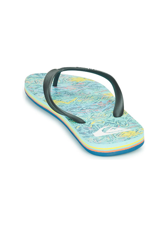 Molokai Art Men's Flip Flops Black