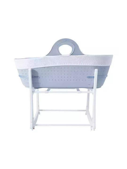 Tommee Tippee Sleepee Plastic Moses Basket with Gray Stand