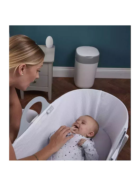 Tommee Tippee Sleepee Plastic Moses Basket with Gray Stand