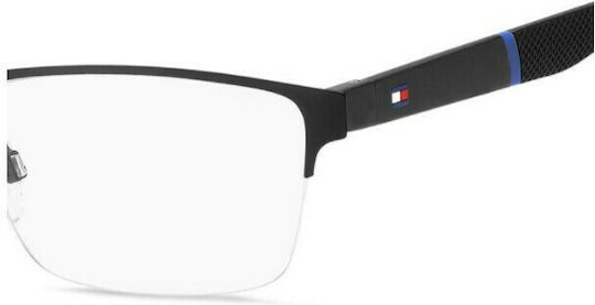 Tommy Hilfiger Herren Metall Brillengestelle Schwarz TH1905 003