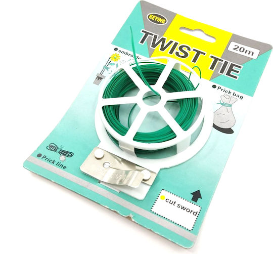 Twist Tie Sârmă plastifiată 20m