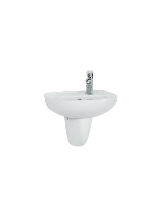 Creavit Apollo Стенен Окачена мивка Порцелан 55x45x19.3см Бял