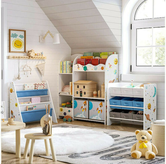 Raft De Podea Pentru Copii Alb 93x30x100cm