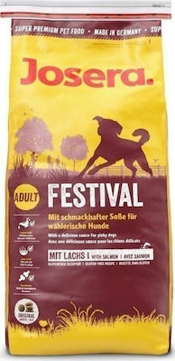 Josera Festival 0.9kg Trockenfutter ohne Gluten für erwachsene Hunde mit Mais, Geflügel und Reis