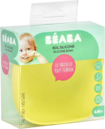 Beaba Εκπαιδευτικό Μπωλ από Σιλικόνη Neon