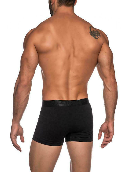 Inizio Herren Boxershorts Schwarz mit Mustern 1Packung