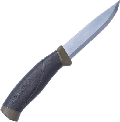 Morakniv Companion MG Messer MG Black mit Klinge aus Kohlenstoffstahl in Scheide