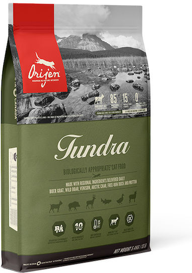 Orijen Tundra Dry Food Grain-Free & Gluten-Free for Adult Cats with Wild Boar 1.8kg