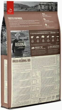Orijen Regional Red Dry Food for Adult Cats with Beef 0.340kg