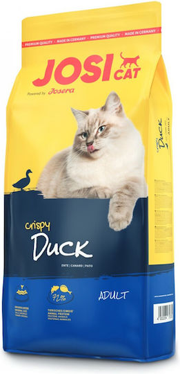 Josera Josicat Crispy Duck Dry Food for Adult Sterilized Cats with Duck 18kg