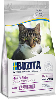 Bozita Hair & Skin Cat Dry Food with Salmon 0.4kg