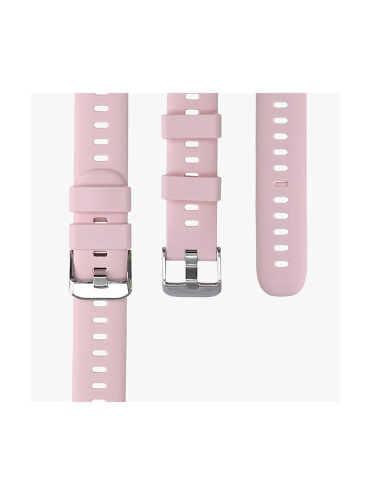 KWmobile 2-Pack Λουράκι Σιλικόνης Grey / Pink (Huawei Watch Fit mini)
