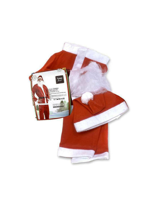 Santa Claus Kids Christmas Santa Claus Costume Red