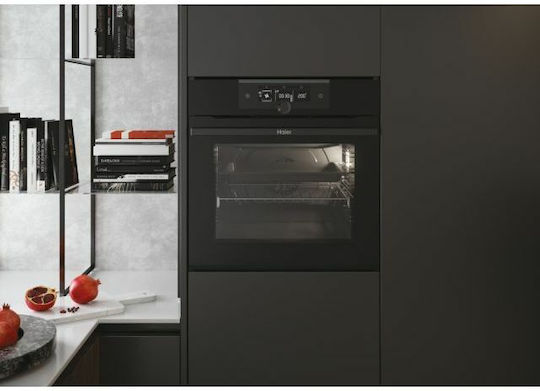 Haier HWO60SM2F3BH Φούρνος άνω Πάγκου 70lt Π59.5εκ. Μαύρος