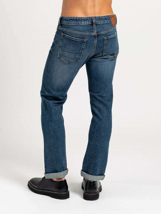 Hardy Men's Jeans Pants with Regular Straight Fit Blue