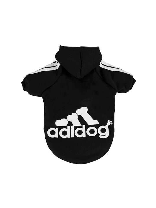 Forcats Adidog Φούτερ Σκύλου με Κουκούλα Μαύρο XXL σε Μαύρο χρώμα 40εκ.