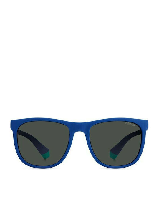 Polaroid Square Kids Sunglasses with Polarized Blue Lens for 7-11 Years