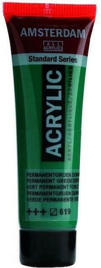 Royal Talens Amsterdam All Acrylics Standard Acrylic Paint Set Permanent Green Deep 619 120ml 1Stück