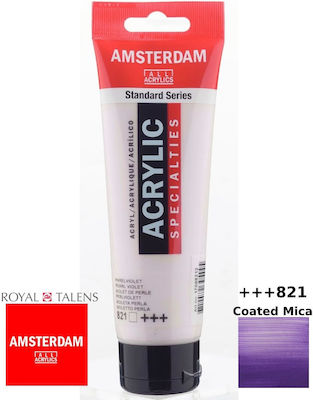 Royal Talens Amsterdam All Acrylics Standard Acrylic Paint Set Pearl Violet 821 120ml 1pcs 17098212