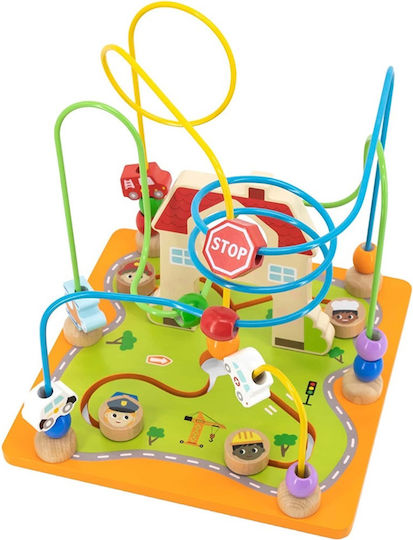 Viga Toys Maze 5-in-1 Toy Box made of Wood for 36++ Months